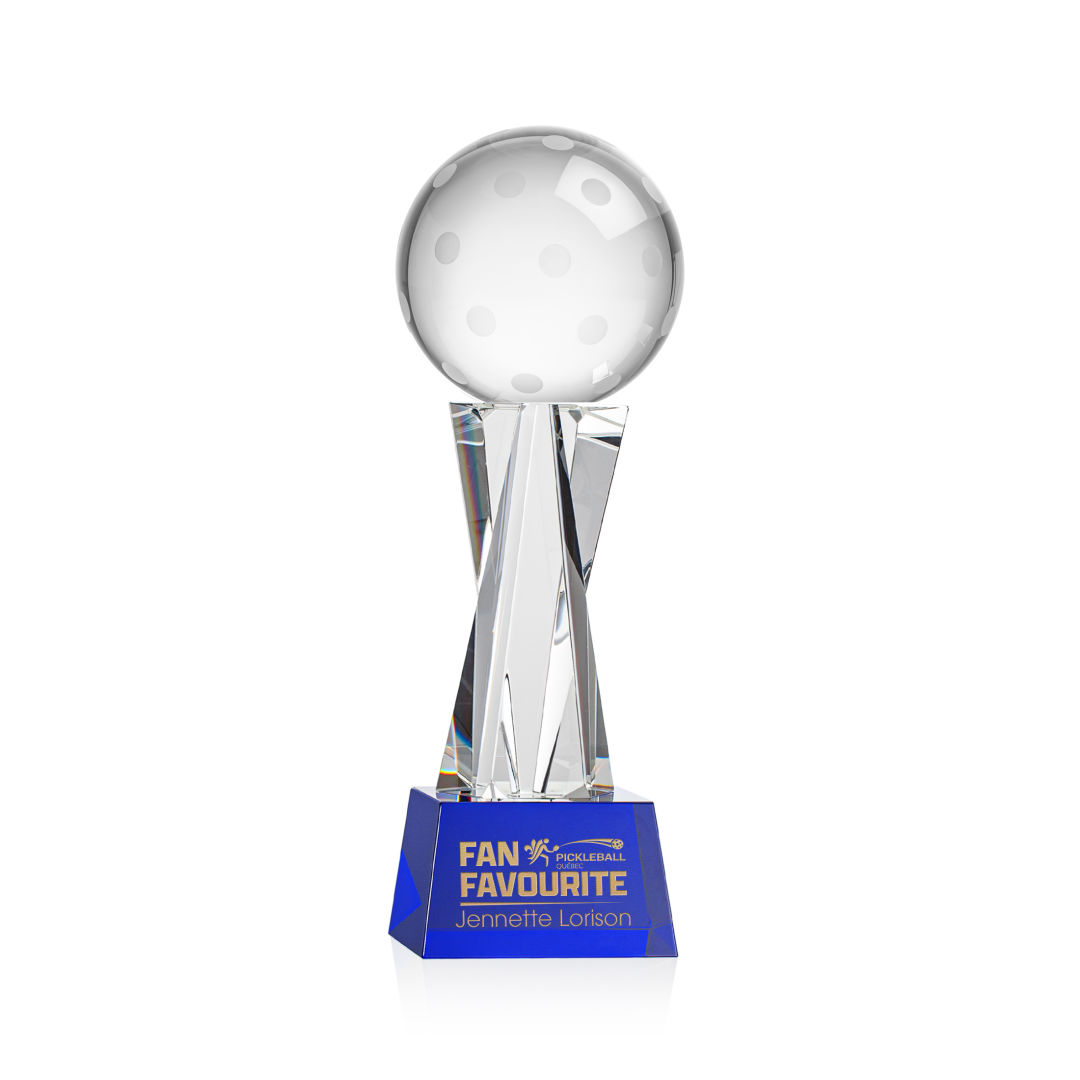 Pickleball Award on Grafton Base - Blue 5