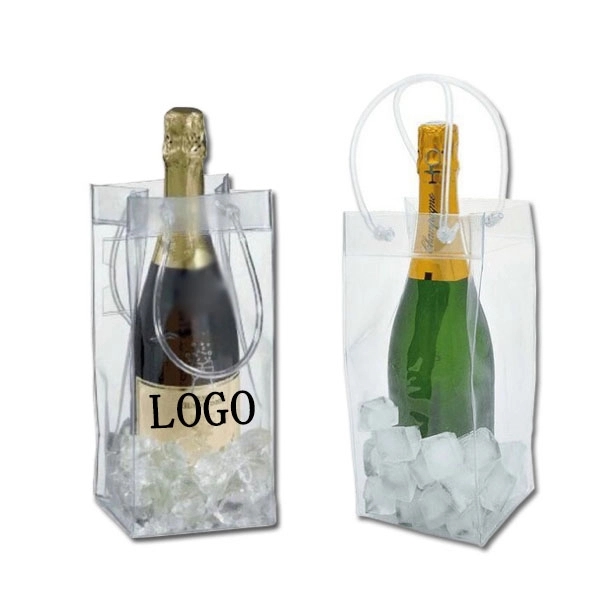 Clear PVC Wine Ice Cooler Bag 6