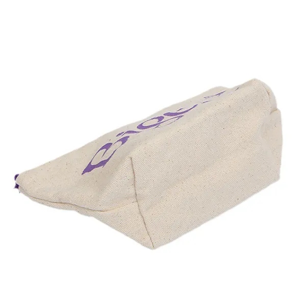 Canvas Cotton Bag With Colored Zipper 5