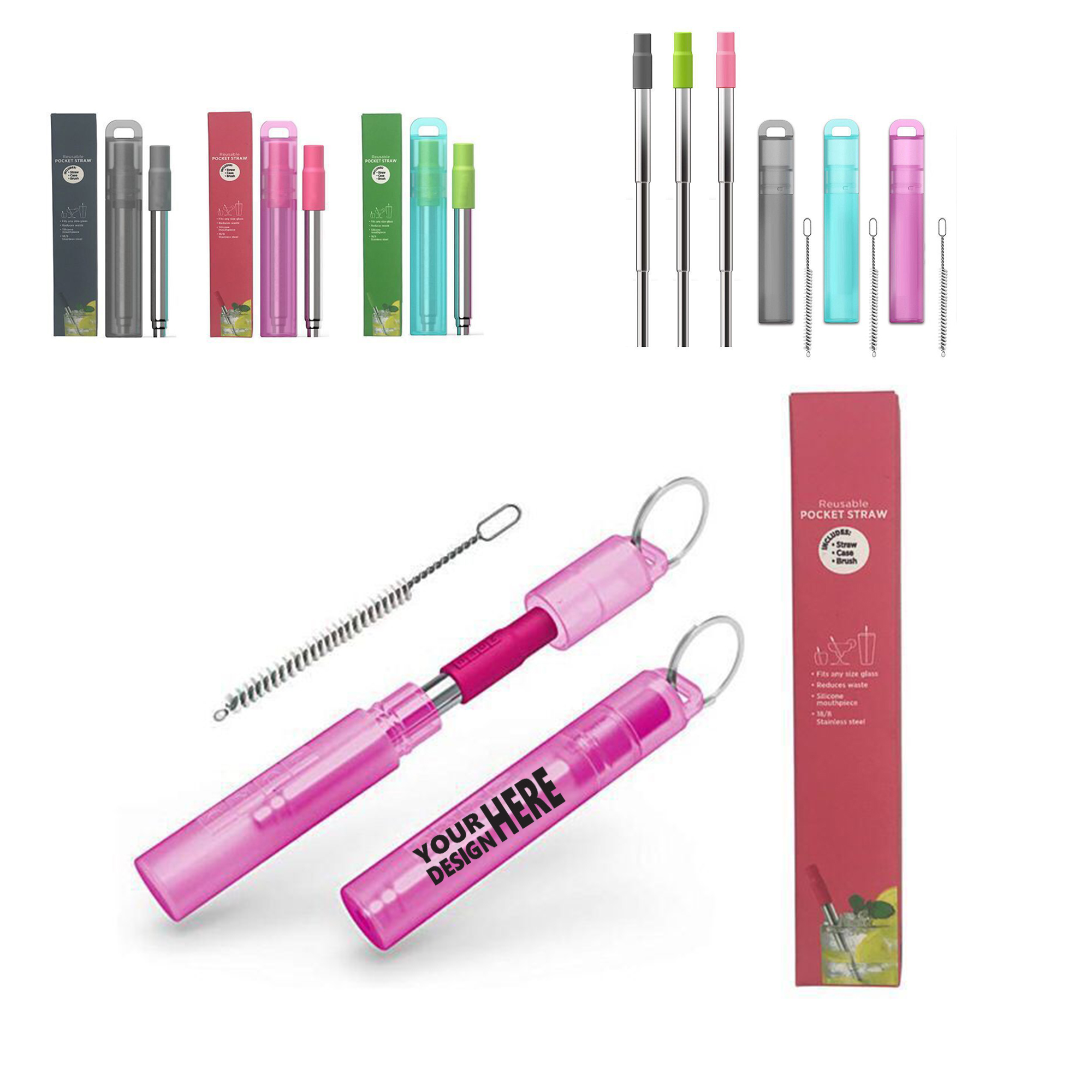 Stainless Steel Telescopic Straw 2