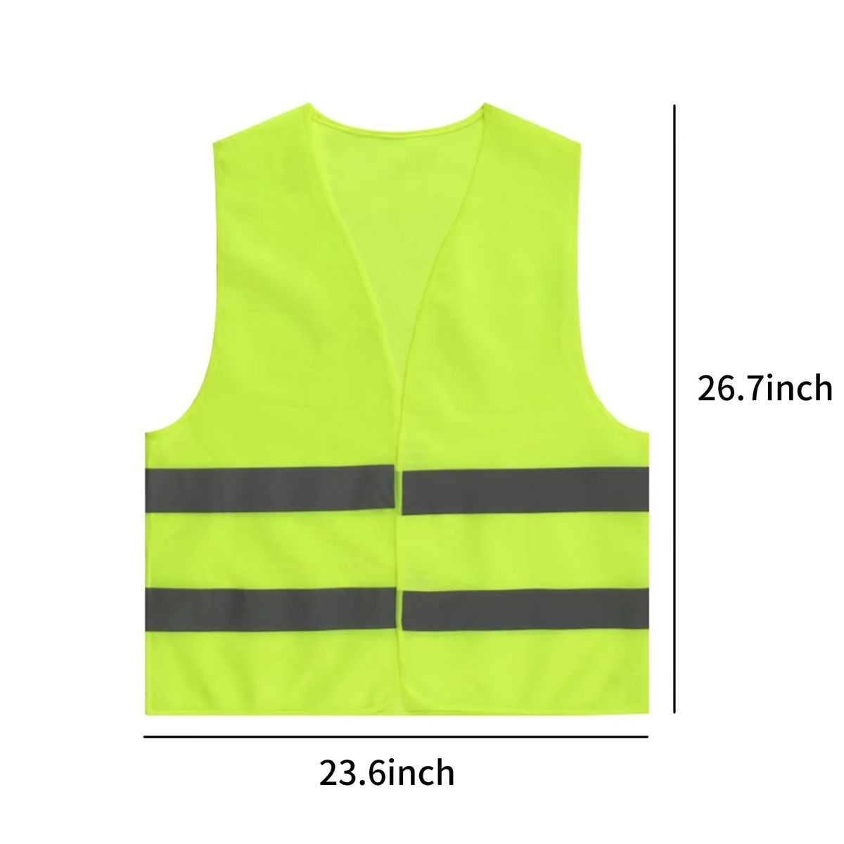 Lightweight Reflective Vest with Silkscreen Logo Area 10
