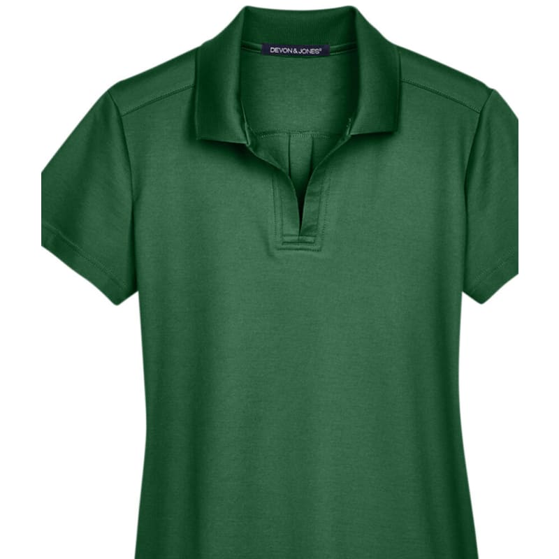 Devon & Jones CrownLux Performance™ Ladies' Plaited Polo 45