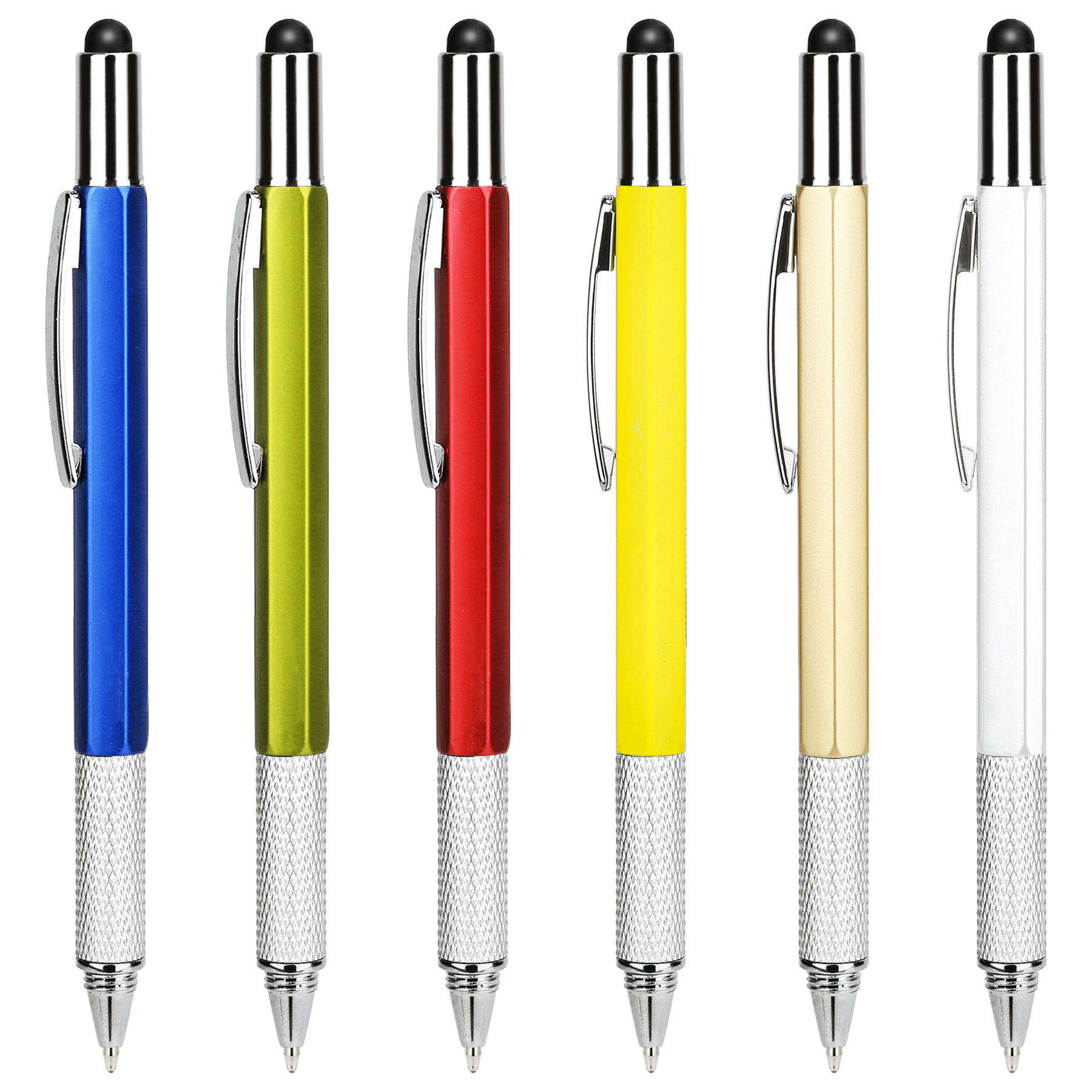 6-In-1 Multi Function Tool Pen With Stylus 13