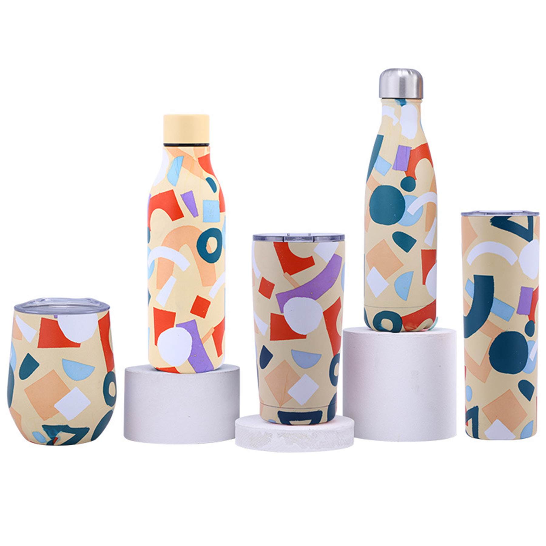 Flower Printed 18 Oz Stainless Steel Bottle 3