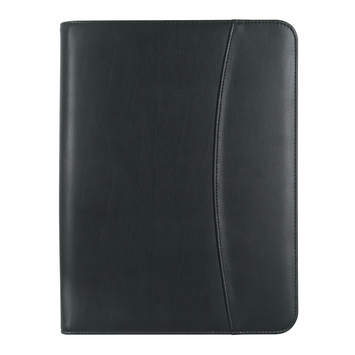 Leather Look 8 ½" x 11" Zippered Portfolio With Calculator 4