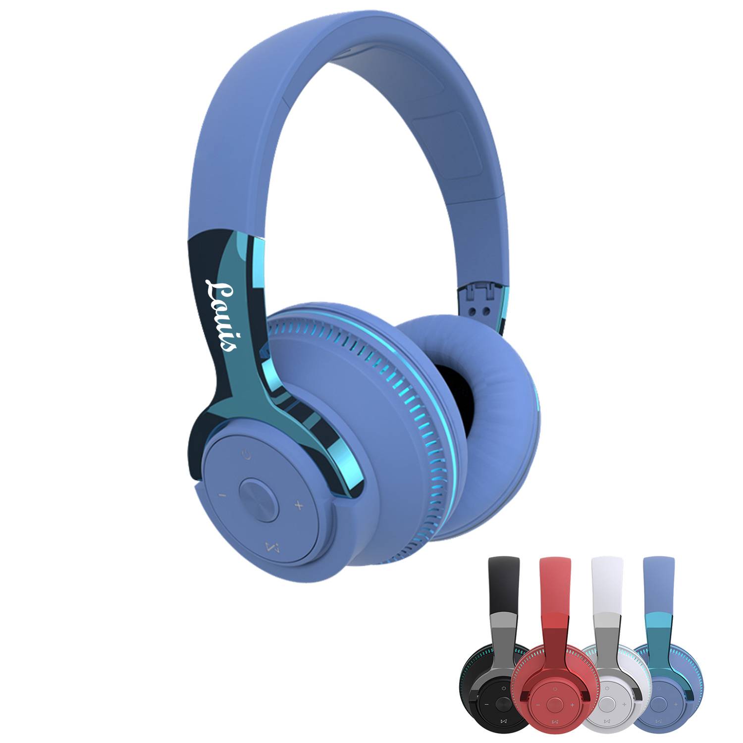 Headworn Bluetooth earphones with LED breathing light 10