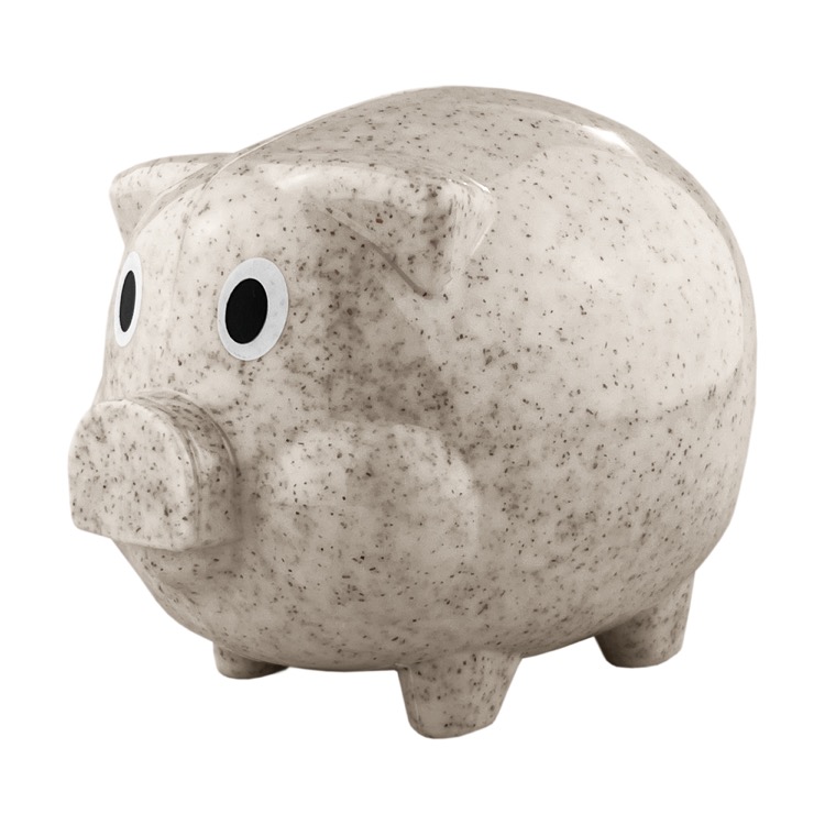 Wheat Straw Piggy Bank 3