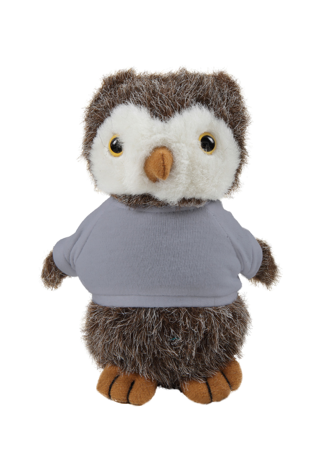 Soft Plush Standing Owl wearing a T-Shirt 8