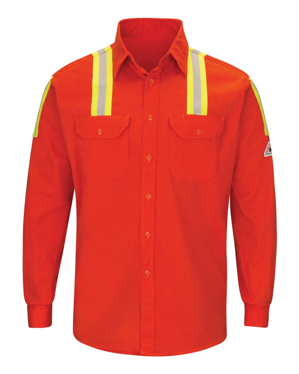Enhanced Visibility Long Sleeve Uniform Shirt Tall Sizes