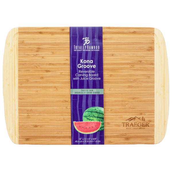 Kona Groove 18" X 12-1/2" Bamboo Cutting Board 28