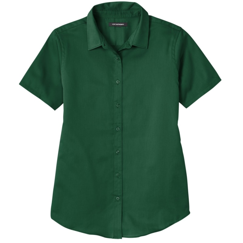 Port Authority Ladies Short Sleeve SuperPro React Twill Shirt. 34
