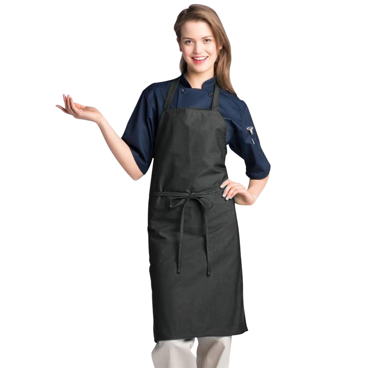 Black Classic Bib Apron 2