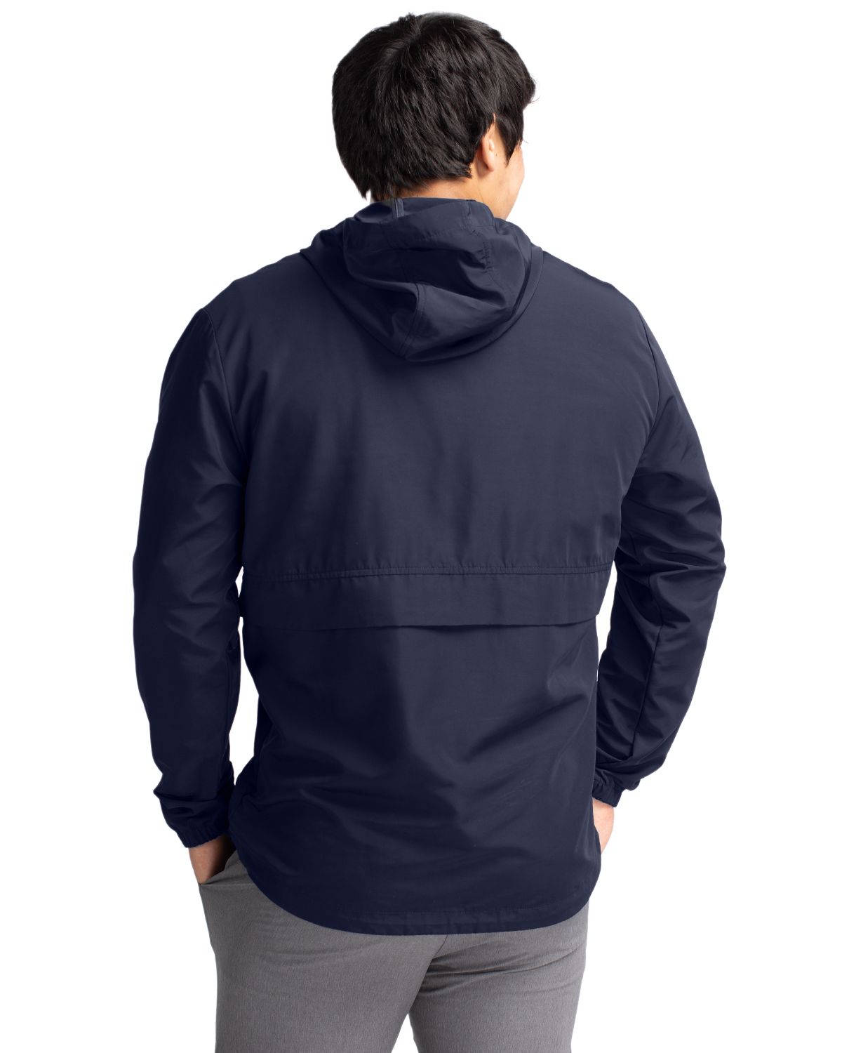 Cutter & Buck Charter Recycled Packable Mens Half Zip Anorak Jacket 41