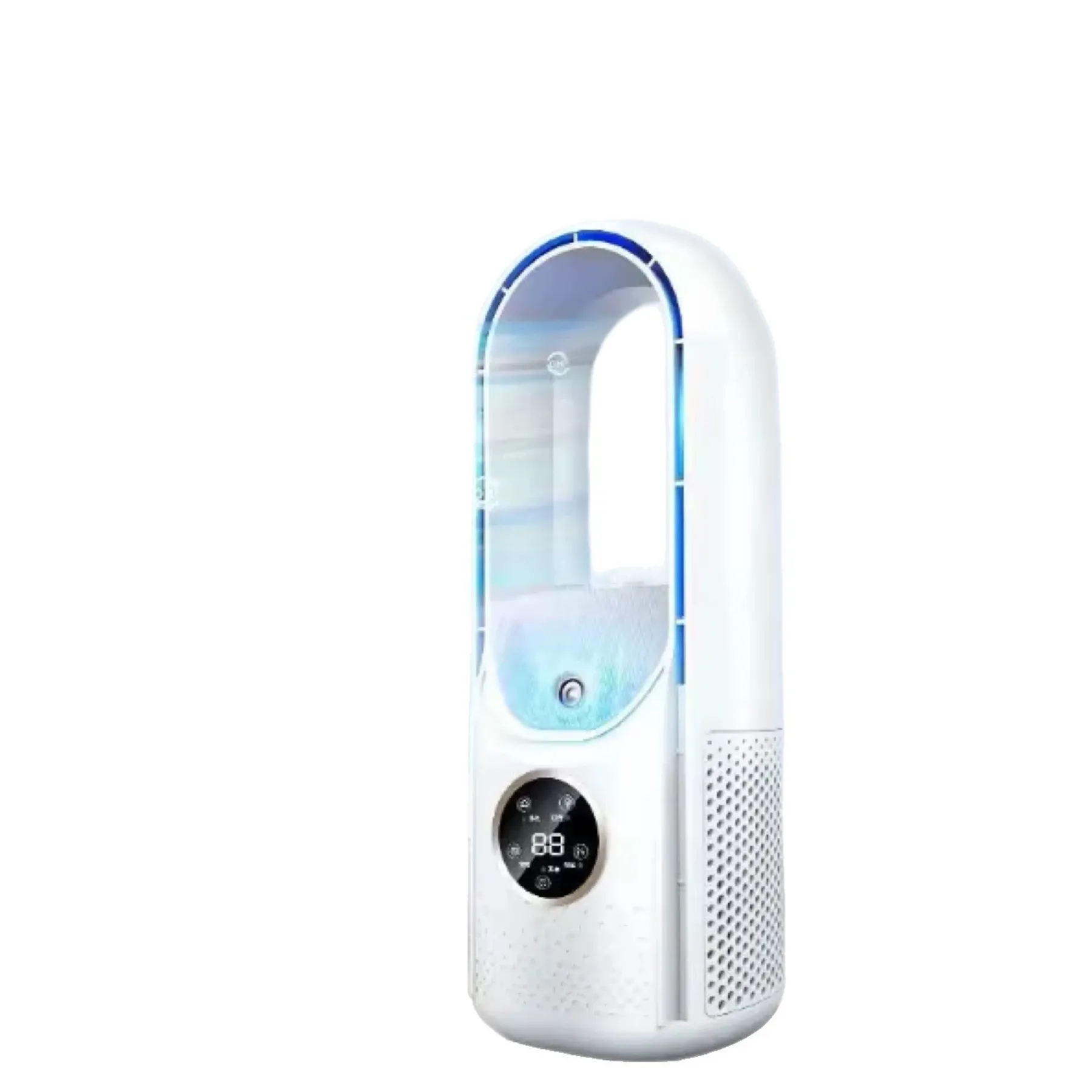 USB Plugged Bladeless Tower Desktop Fan 2