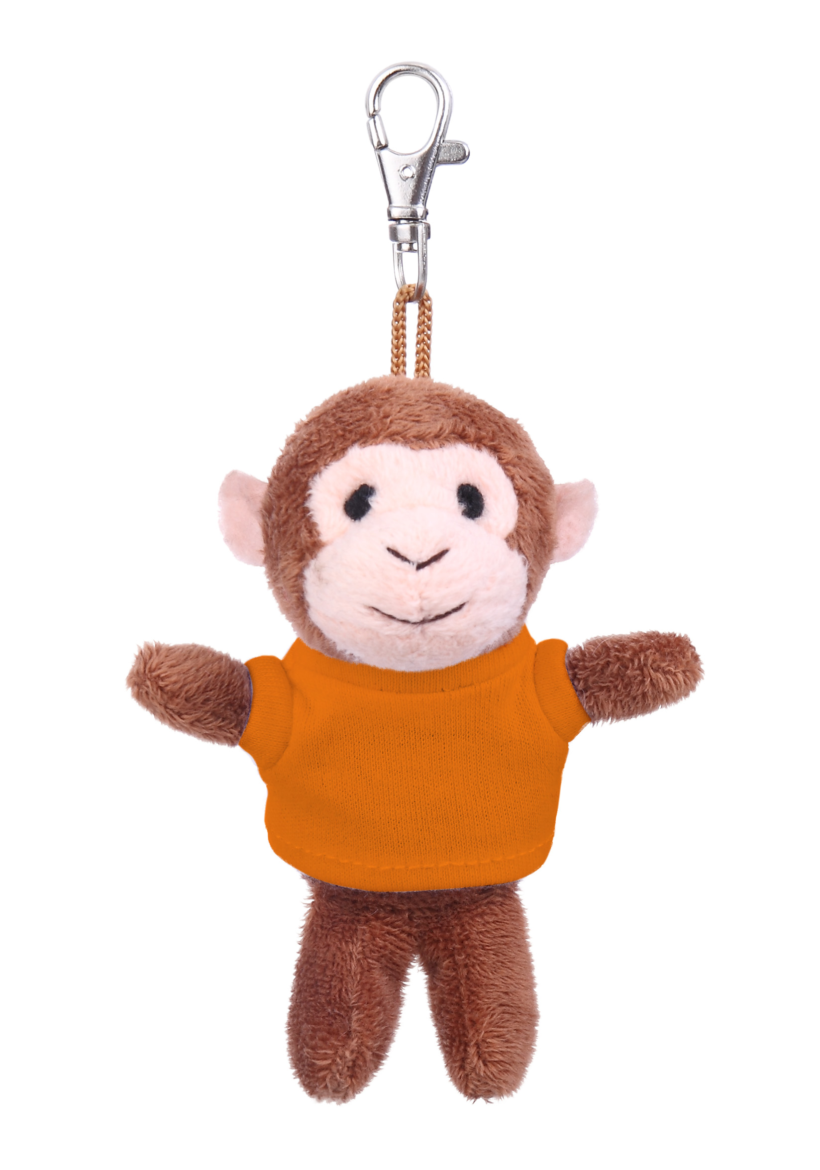 Soft Plush Monkey Keychain with Tee 4