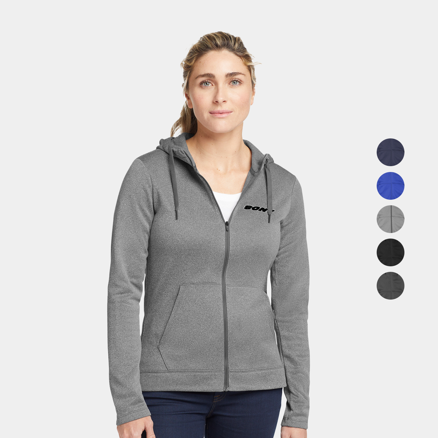 Nike Ladies Fleece Full-Zip Hoodie 7