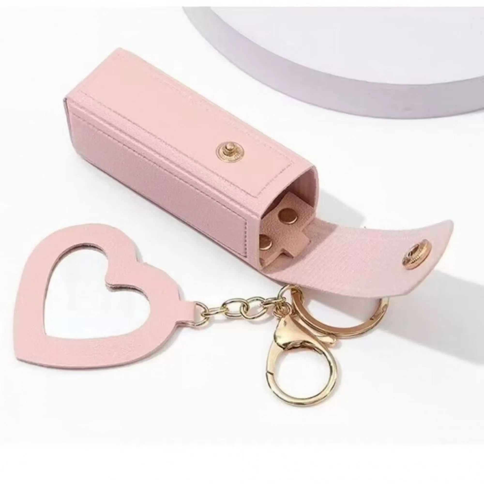 Lipstick Bag Keychain With Mirror 8