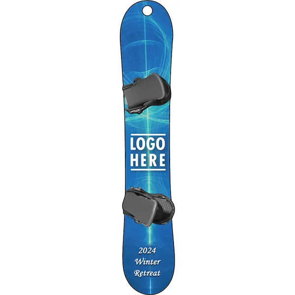 Full Color Acrylic Ornaments - Single Snowboard