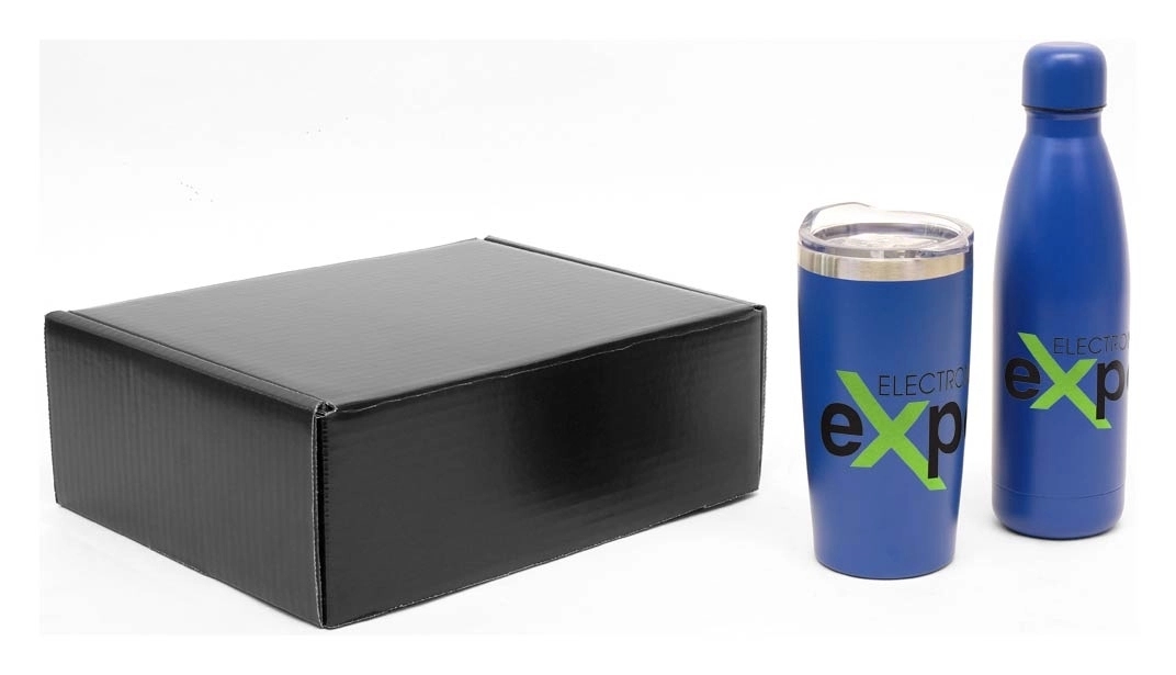 Stainless Steel 17oz. Tumbler & 22oz. Bottle Set 16