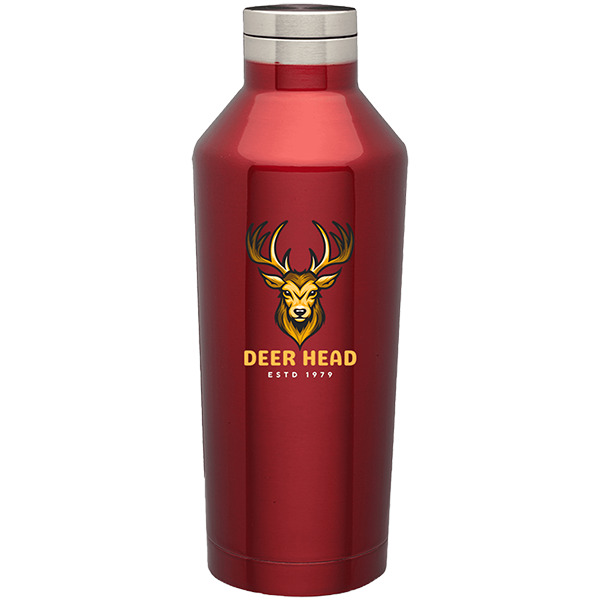 Stainless Steel Vacuum Water Bottle - Double Wall, 17 oz. 19