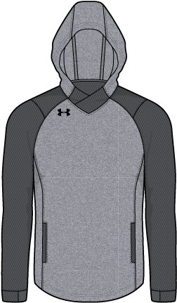 UA Dynasty Fleece Men's Hoodie, custom hoodie or sweatshirt with logo imprint 8
