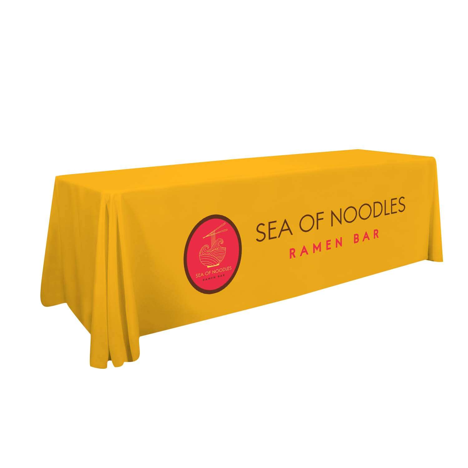 8' Standard Table Throw (Full-Color Front Only)