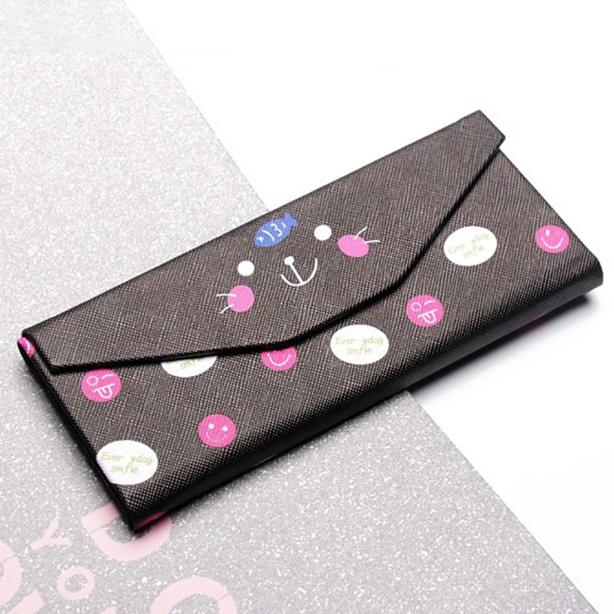 Metal Leather Eyeglass Organizer Case 5