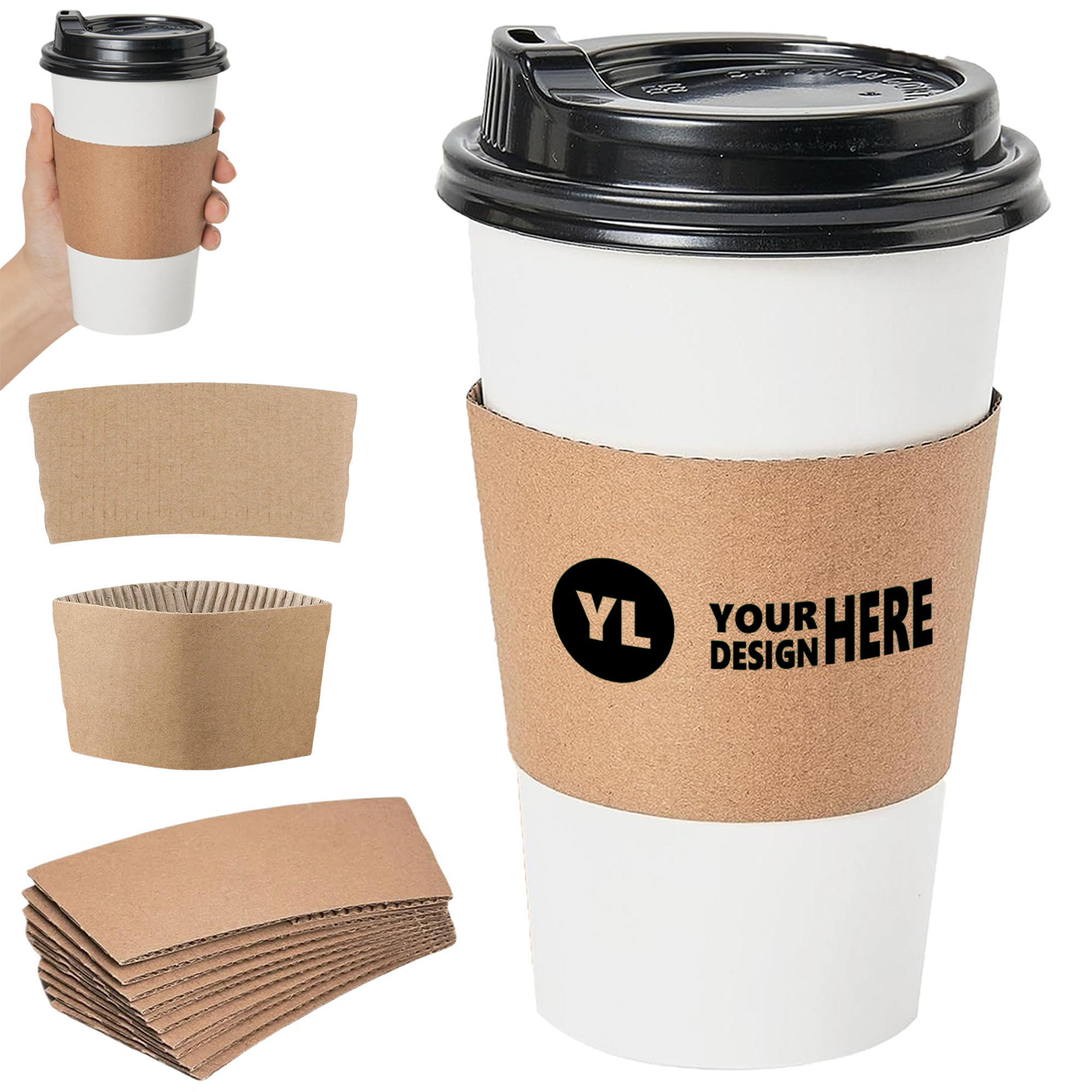 Kraft Paper Hot Cup Sleeve 5