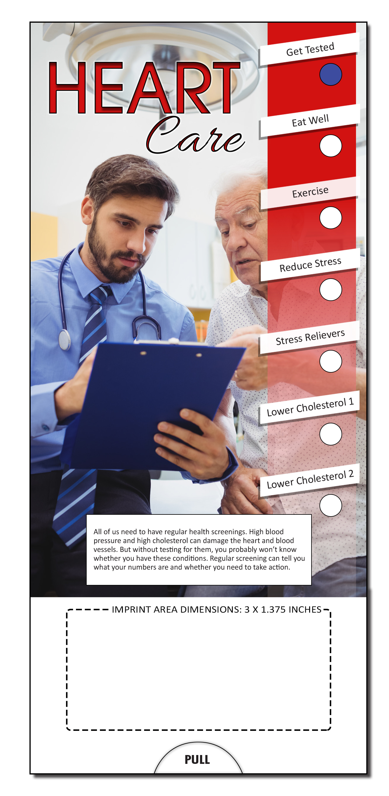 SLIDE CHART - Heart Care Slide Chart 3