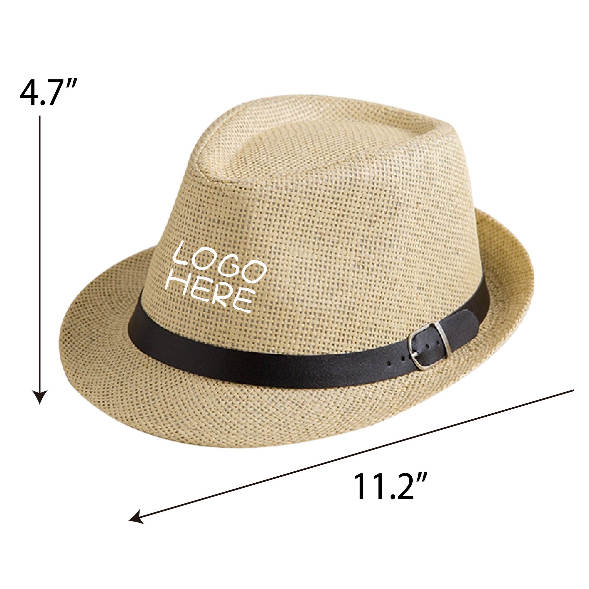 Nature Straw Fedora Hat 2