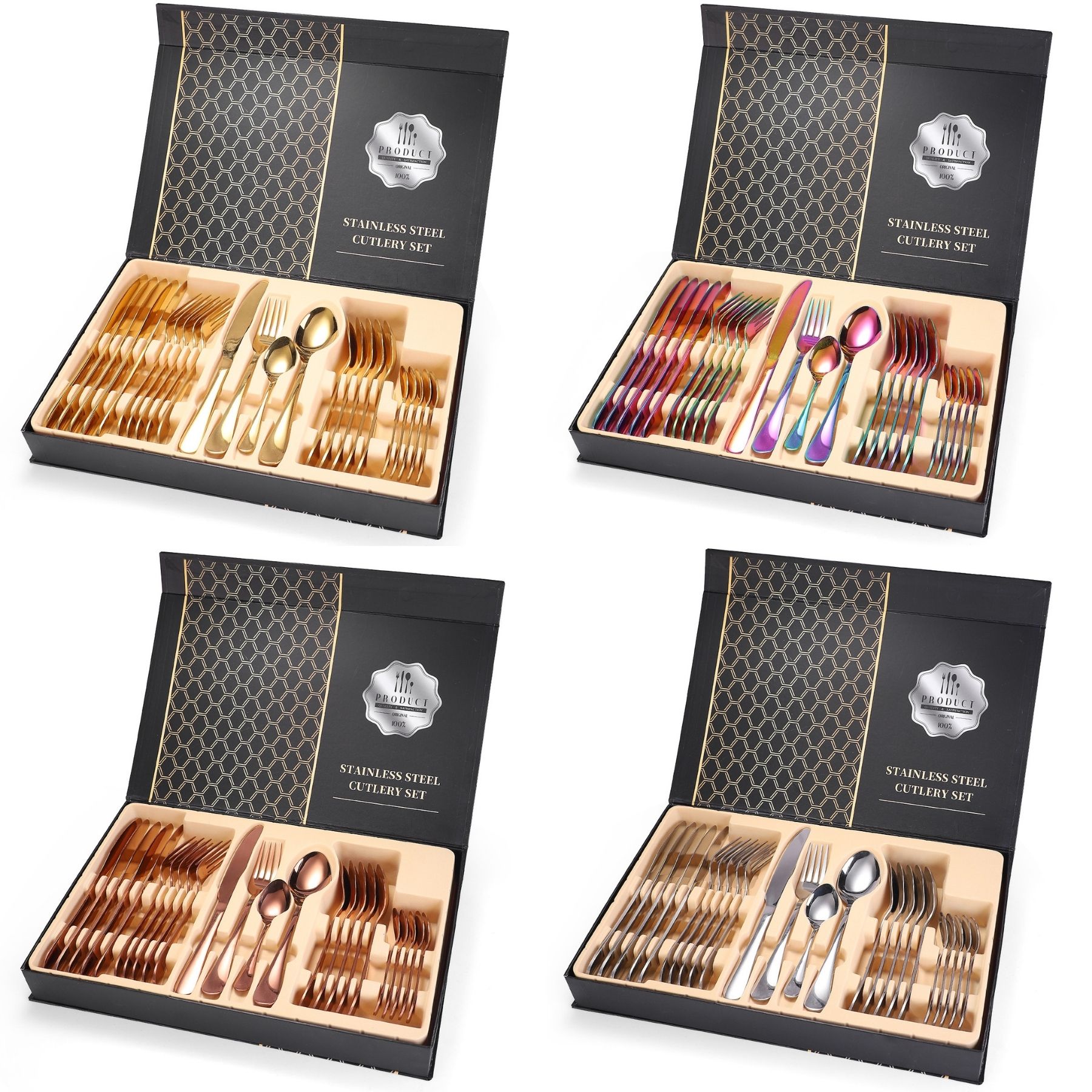 Stainless Steel Tableware Set 1