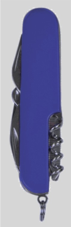 Custom Engraved Blue Pocket Knife 2