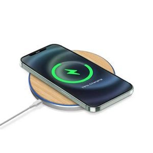 Bamboo Wireless Charger Pad, 15W 2
