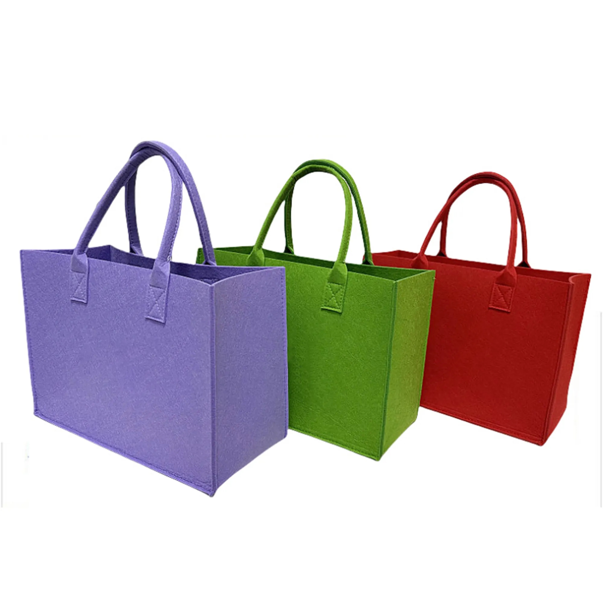 Foldable Felt Reusable Shopping Tote Bag 10