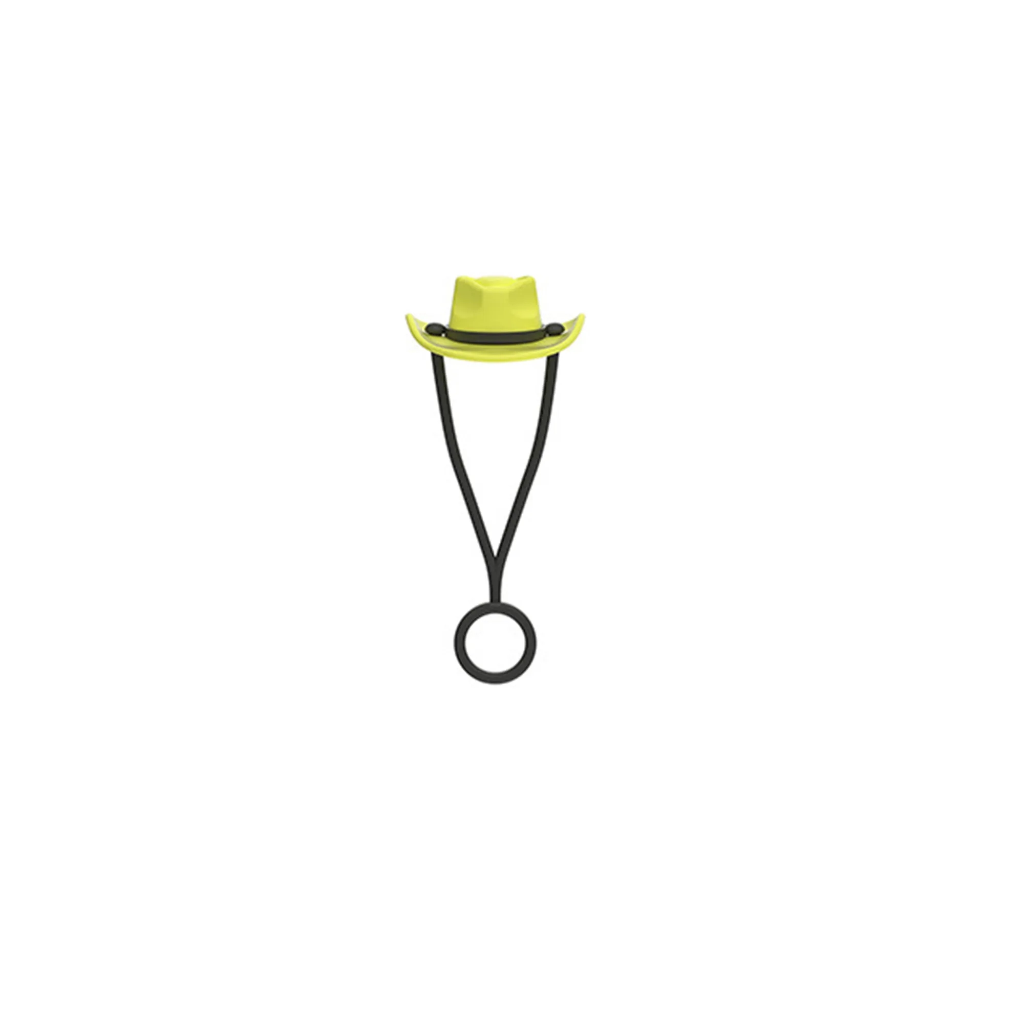 Silicone Cowboy Hat Reusable Straw Tip Cover 7