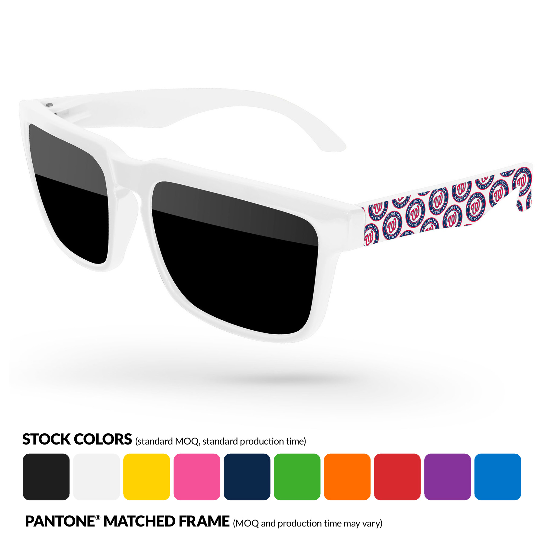 Heat Sunglasses w/ Full Color Arm Heat Transfer 3