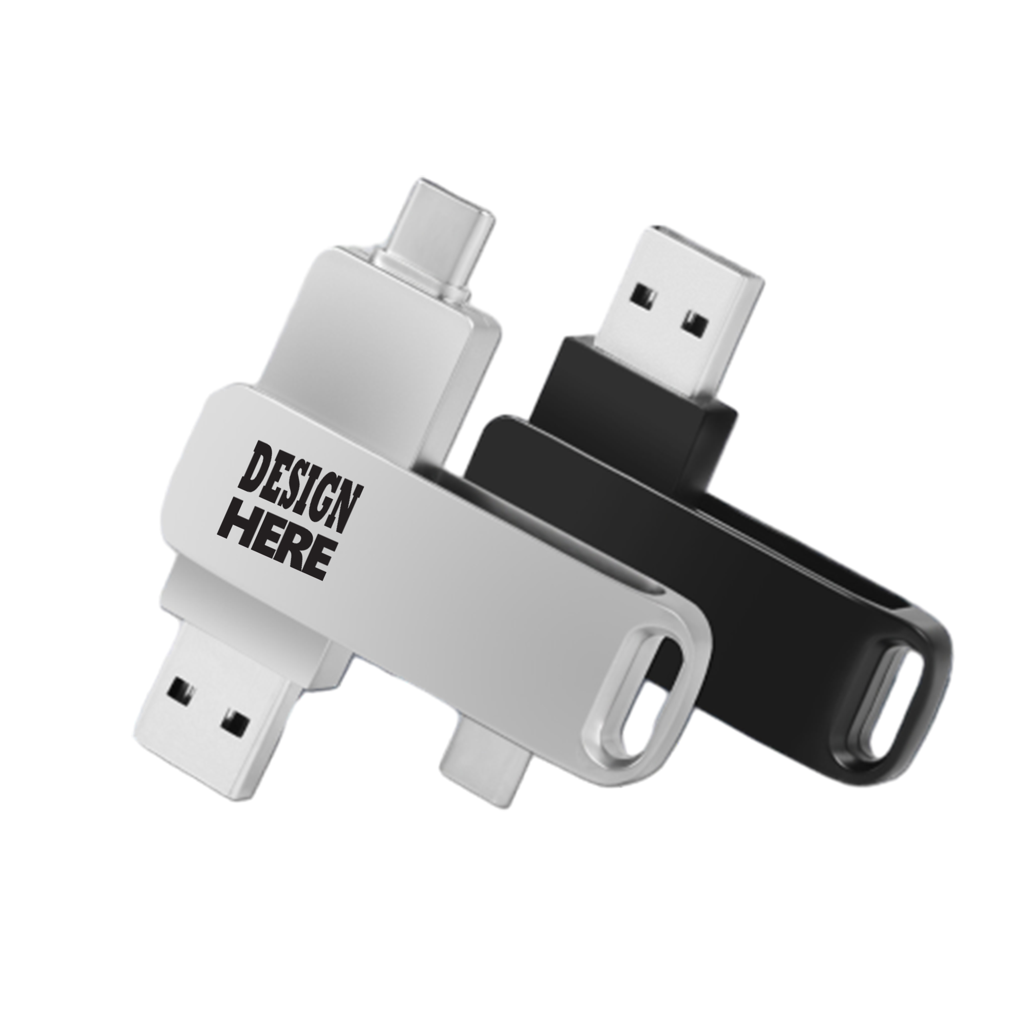 Dual Port USB Drive For Mobile Phone And Computer 2