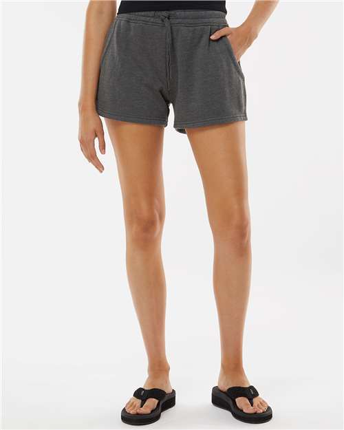 Women's Lightweight California Wave Wash Fleece Shorts - PRM20SRT 81