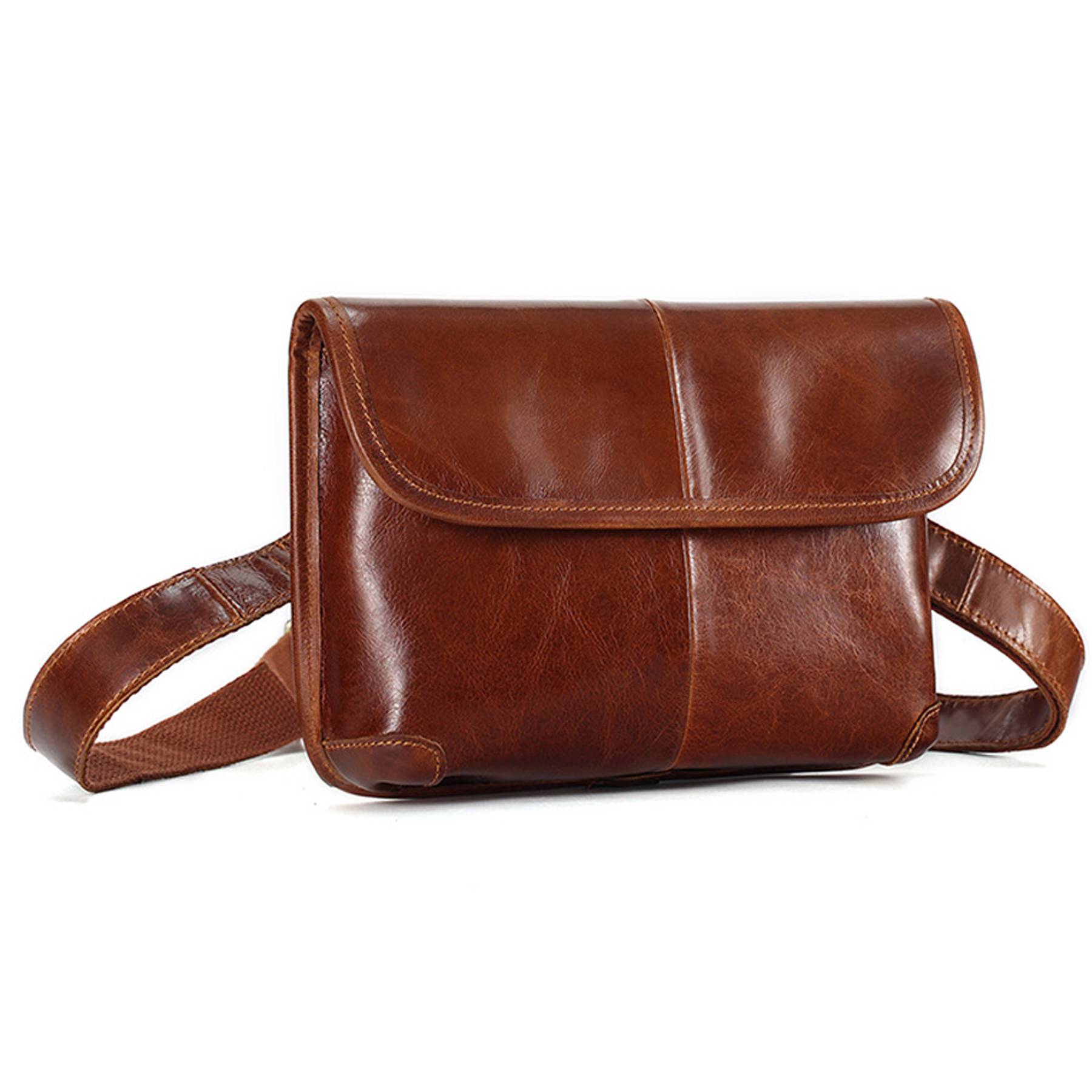 Leather Crossbody Messenger Bag for Men 5