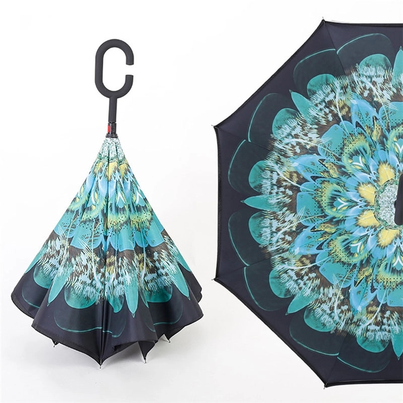 Custom Inverted Windproof Reverse Umbrella 7