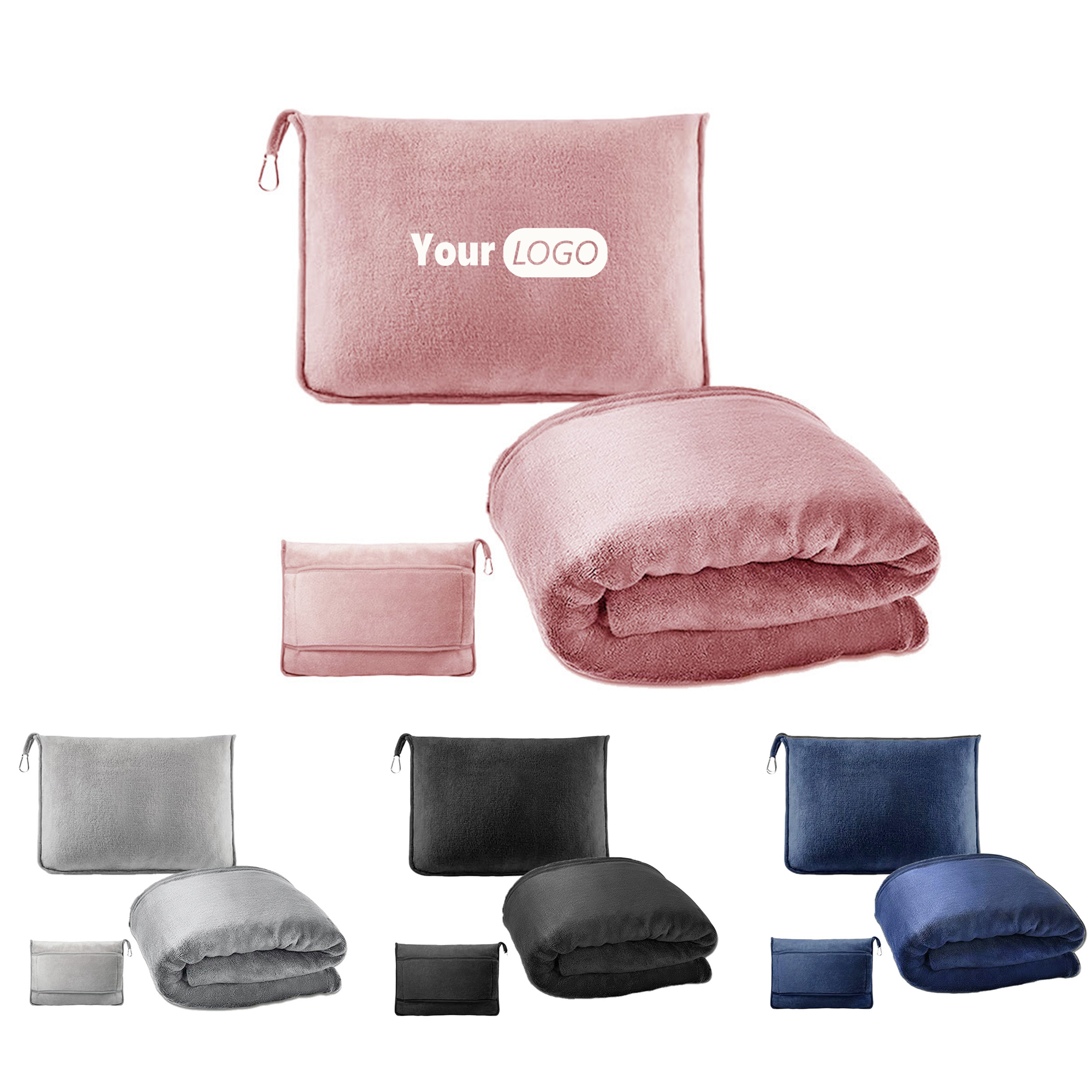 Travel Blanket And Pillow Set 2-in-1 1
