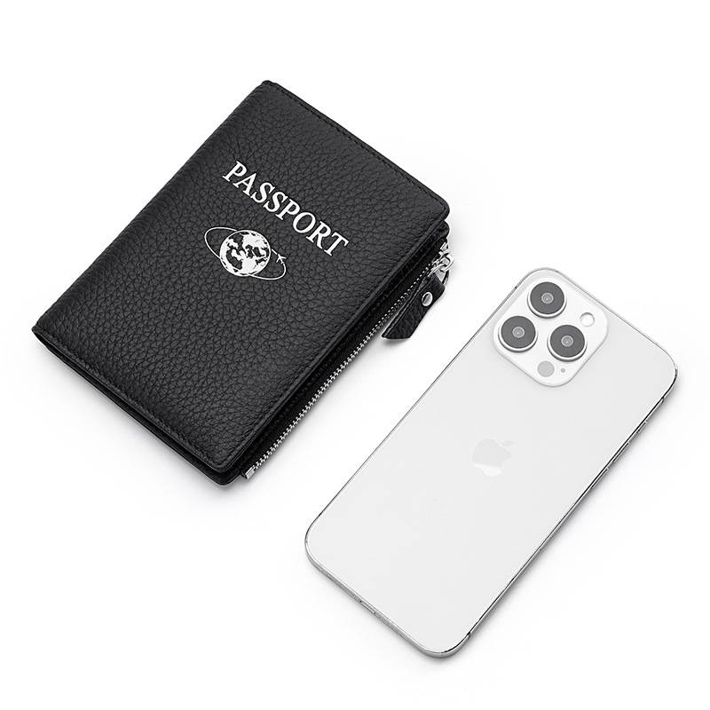 RFID-Blocking Leather Travel Wallet & Passport Holder 14