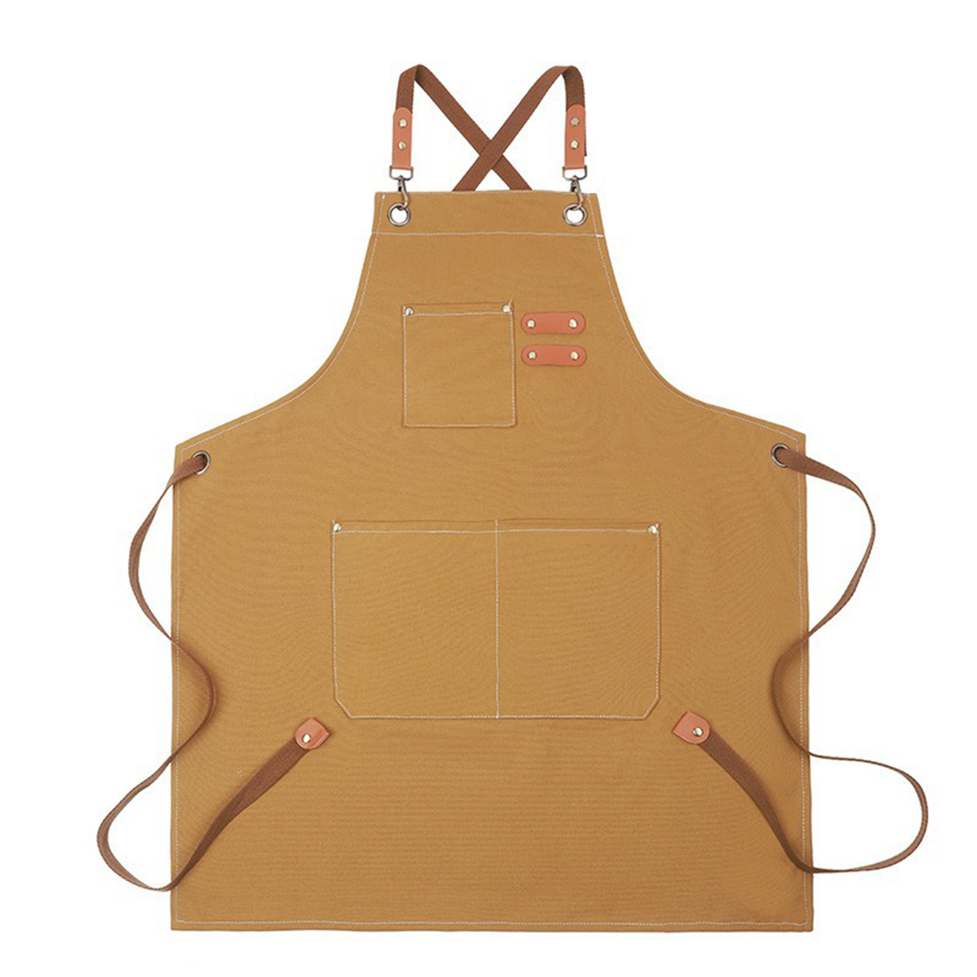 Canvas Cross Back Chef Apron 4