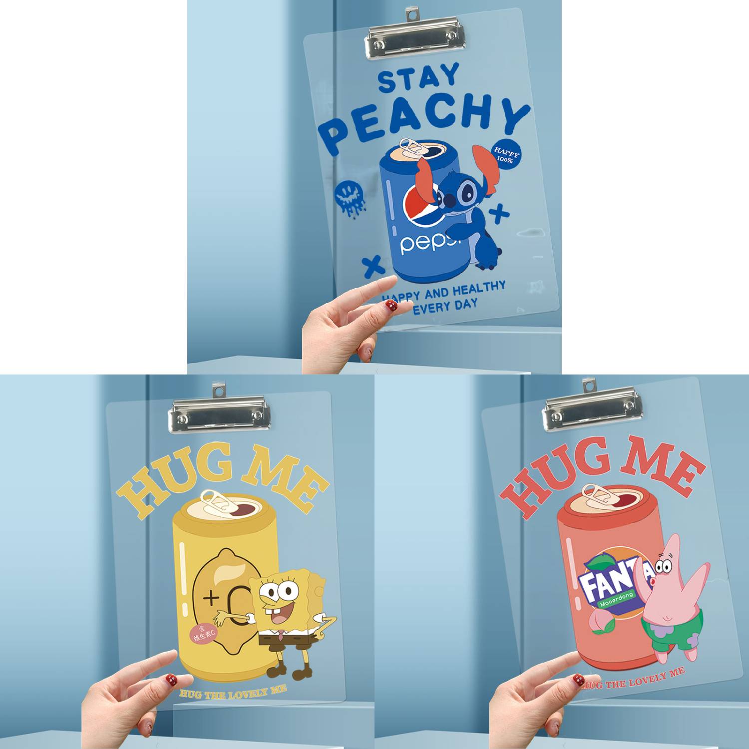 Transparent Acrylic Clipboard with Metal Clip 3