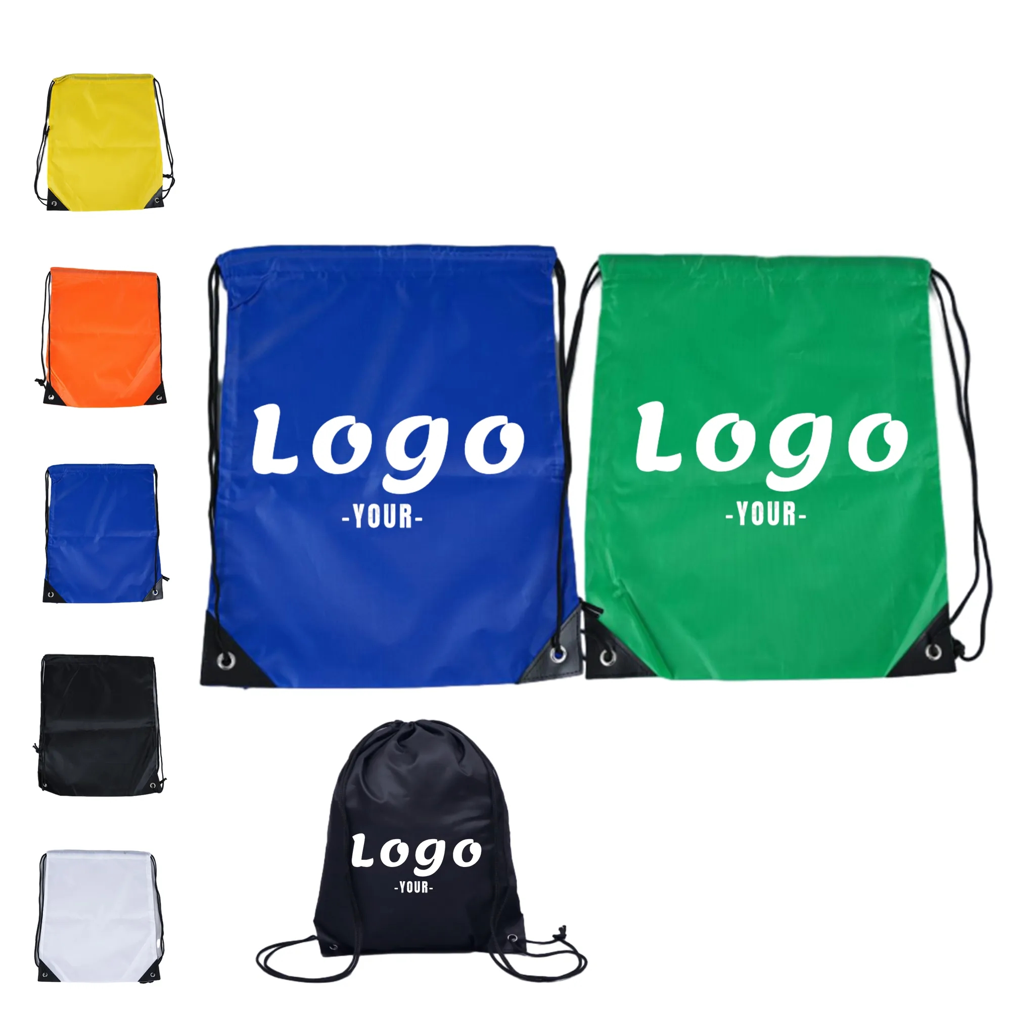MOQ 50 Gym Drawstring Backpack Storage Bag 2