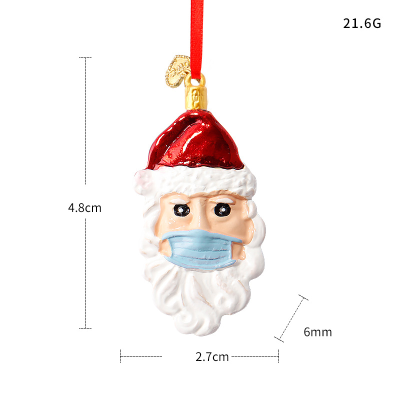 Christmas Santa Claus Hanging Tree Pendant 7