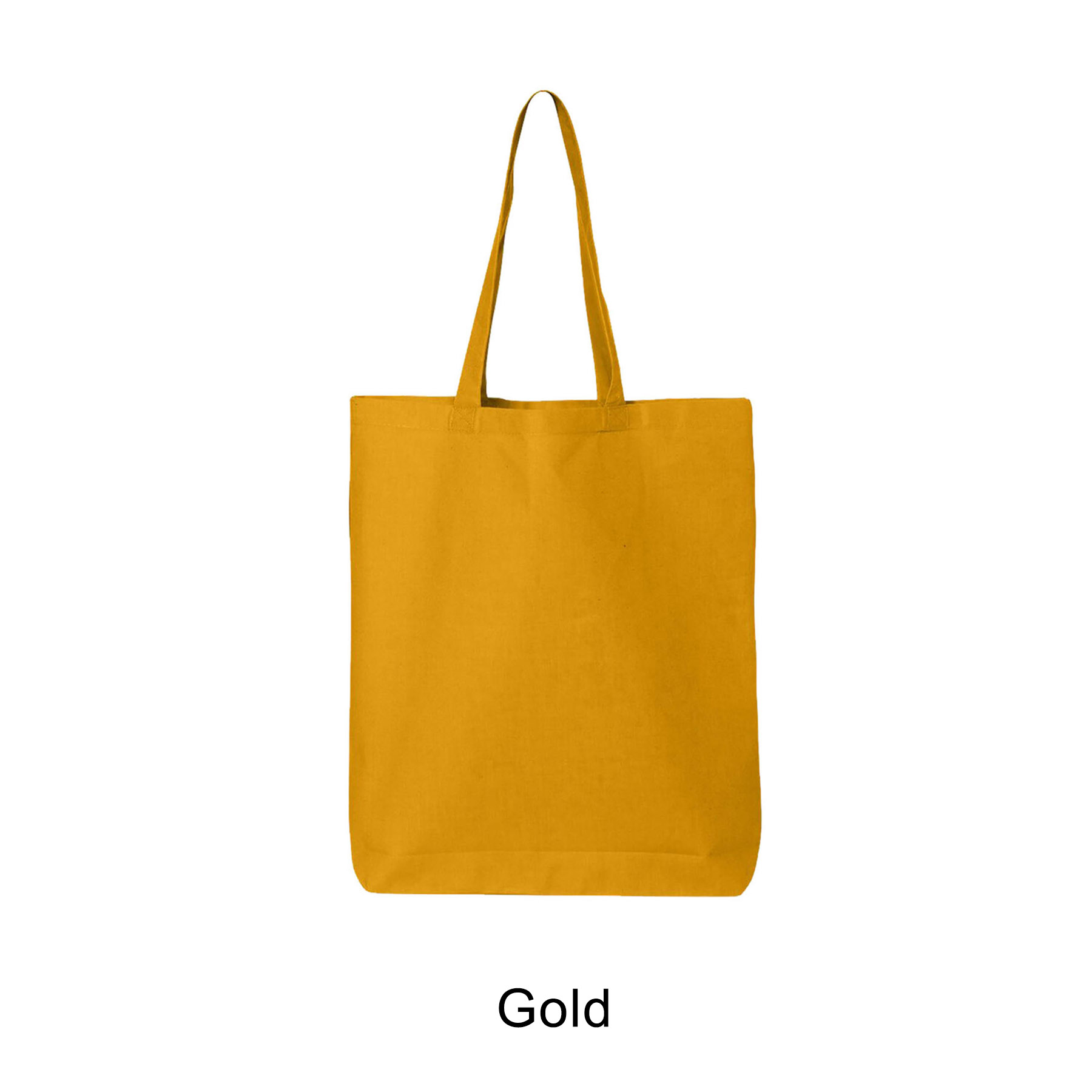 6 oz. 100% Cotton Canvas Tote Bag w/Bottom Gusset 30