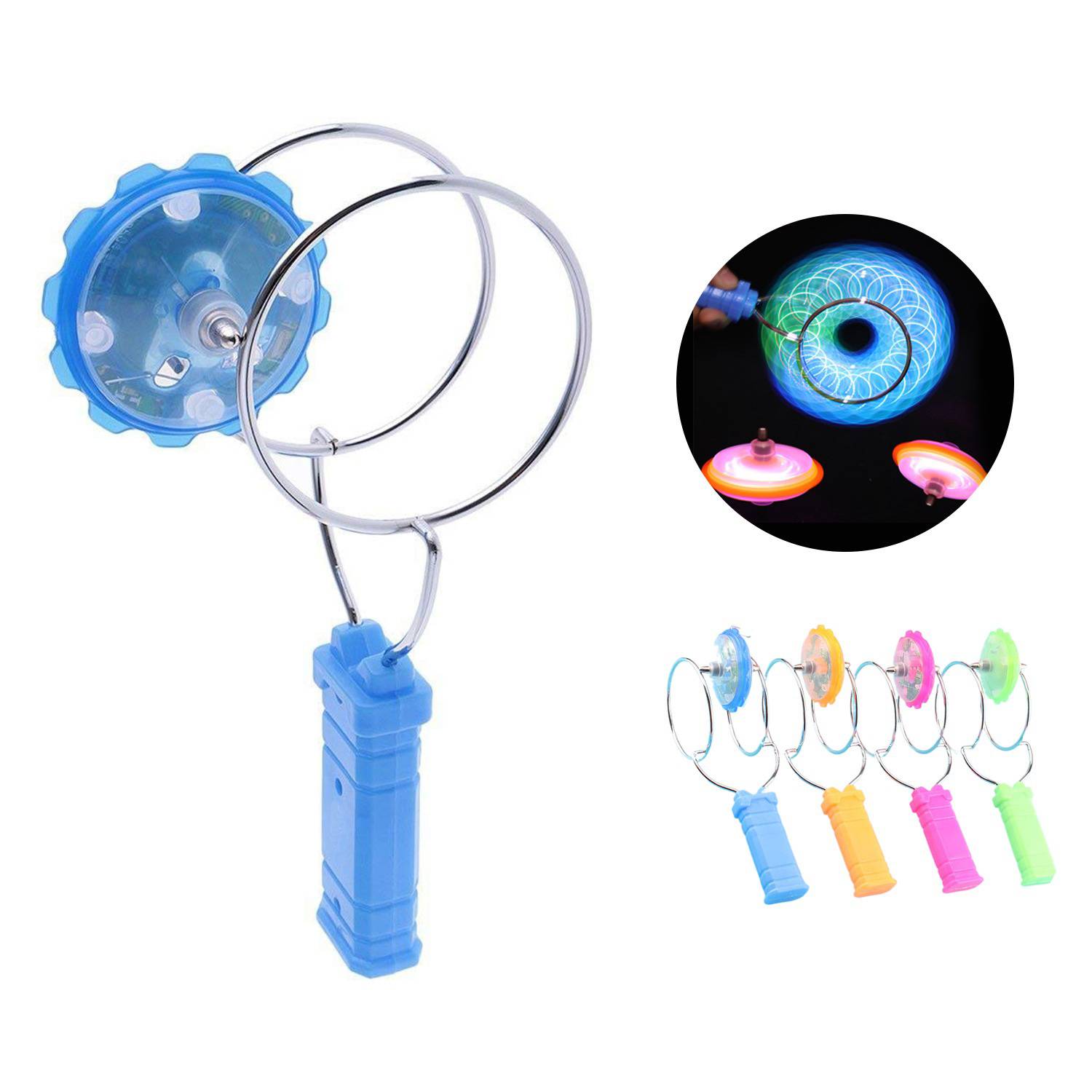 LED Magnetic Gyro Wheel Spinner Toy 8