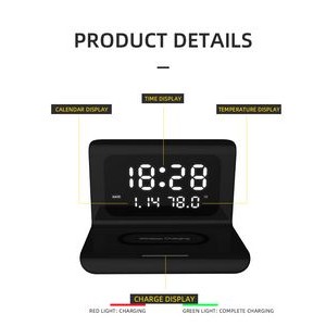 Alarm Clock Wireless Fast Charger 5