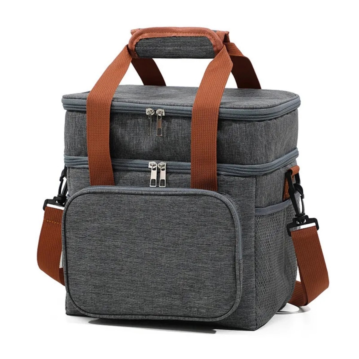 Compact Oxford Lunch Bag with Hot Stamping 3